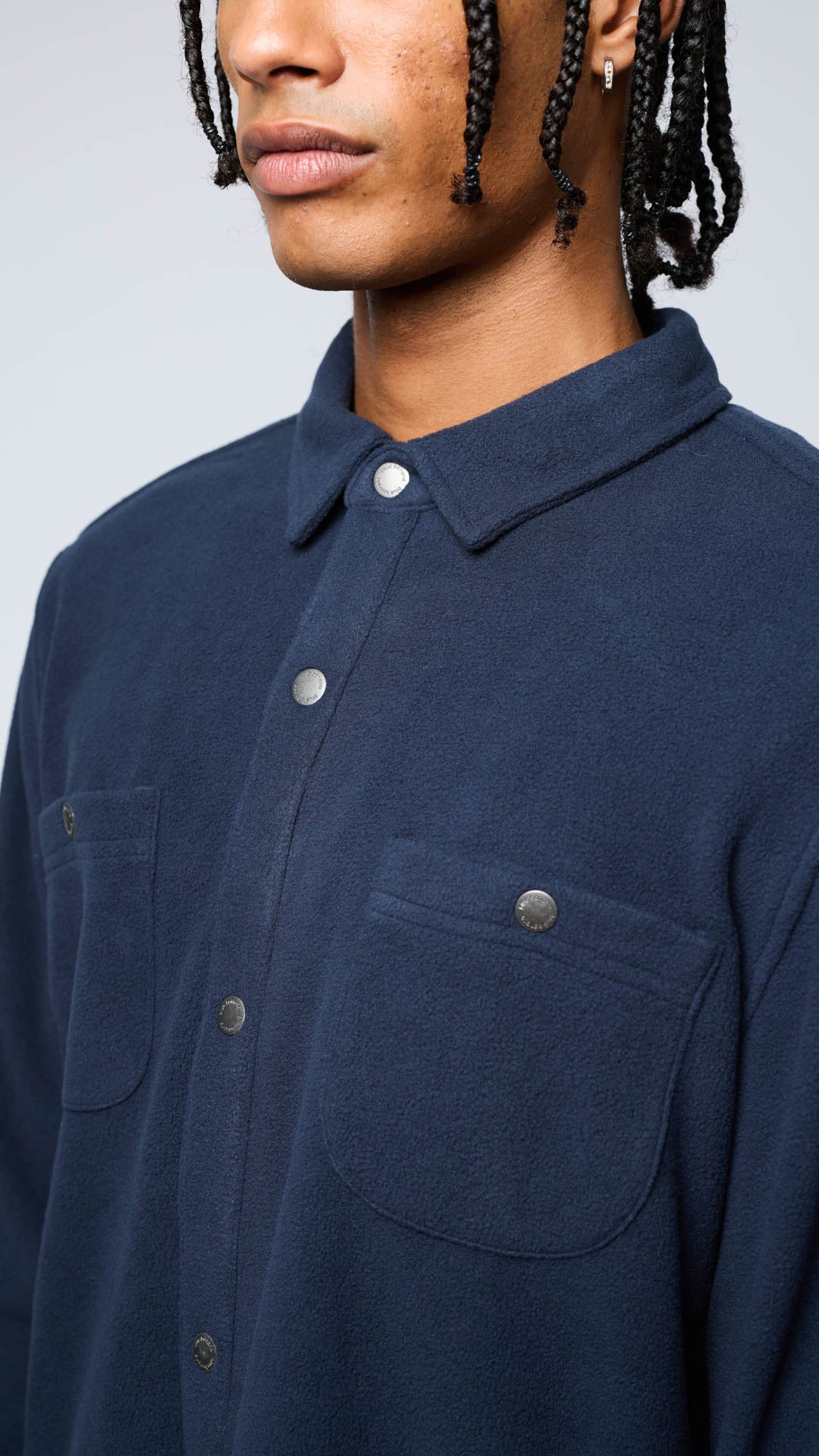 NAVY MIST OVERSHIRT