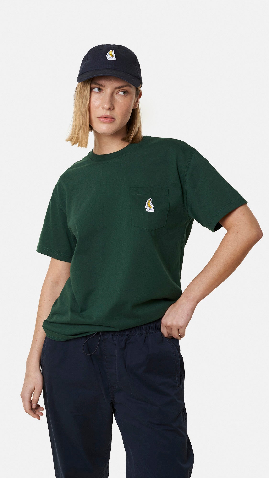 GREEN BANANA POCKET TEE