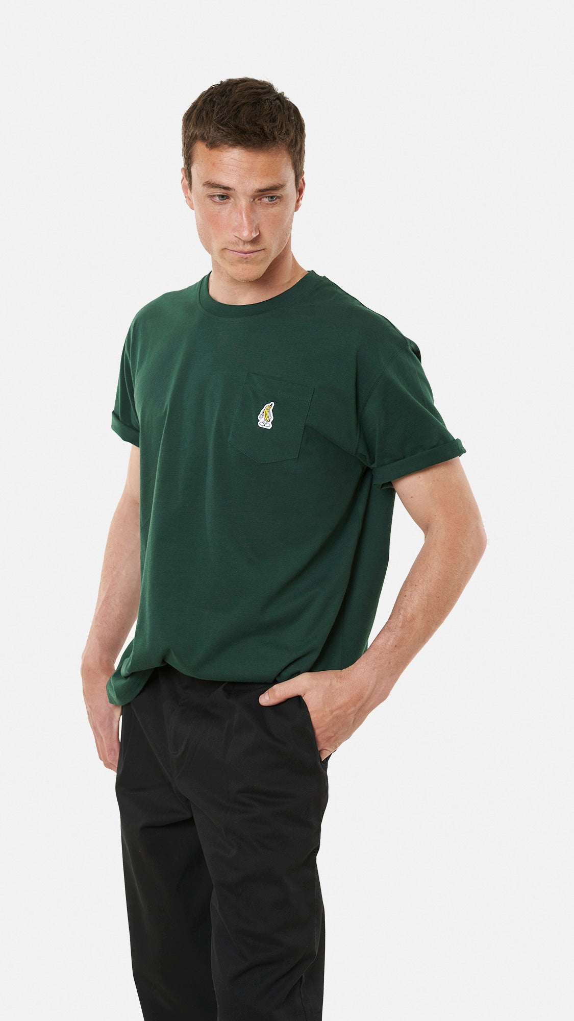 GREEN BANANA POCKET TEE