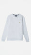 LIGHT GREY MELANGE BANANA CREW