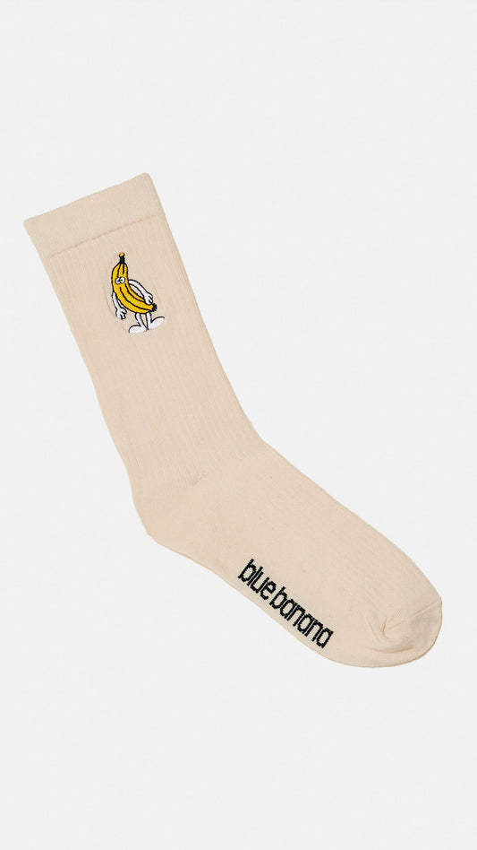 WHITE BANANA SOCKS