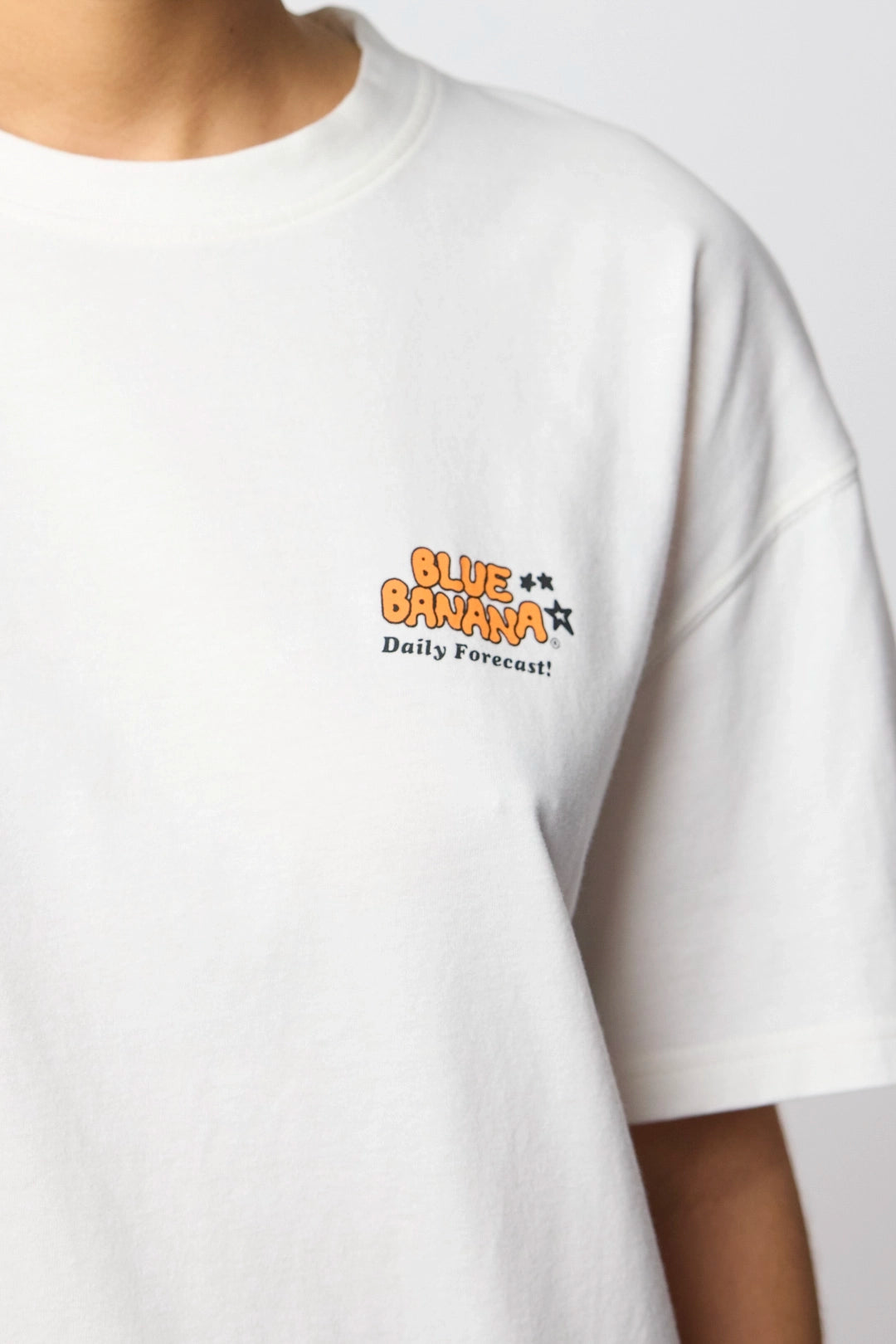 CAMISETA FORECAST BLANCO ROTO