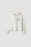SUDADERA CON CAPUCHA MUJER NATURE BLANCO ROTO
