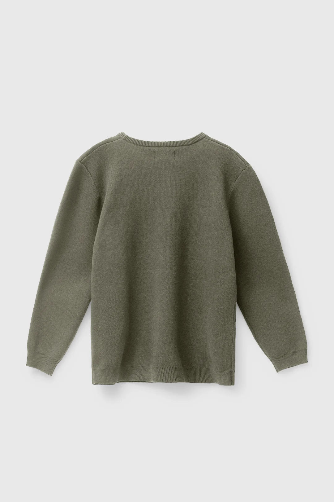 OLIVE GREEN GRAVITY KIDS KNITTED SWEATER
