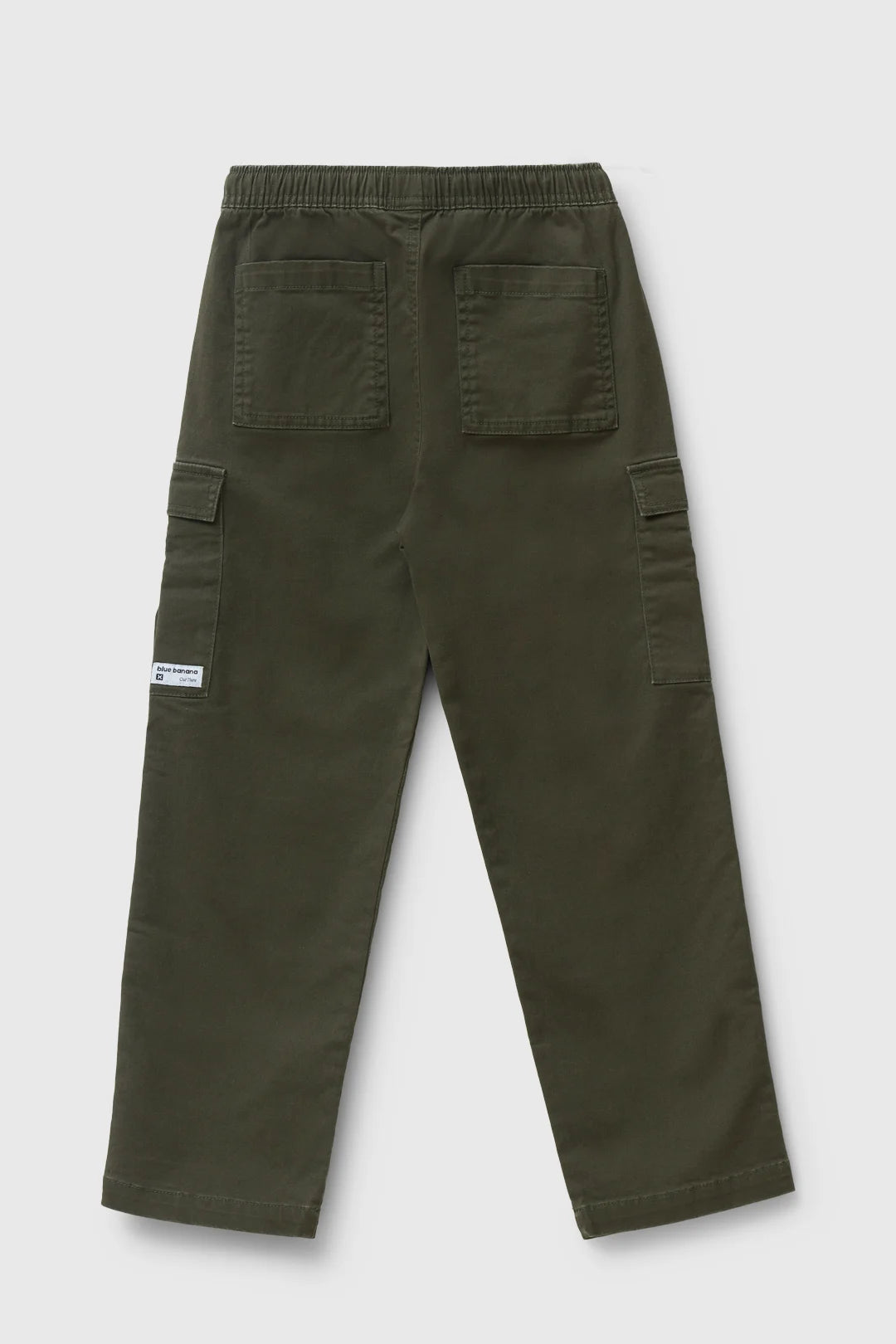 OLIVE GREEN CARGO KIDS CARGO PANT