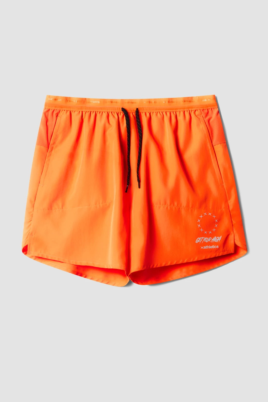 ORANGE TRAIN SHORTS