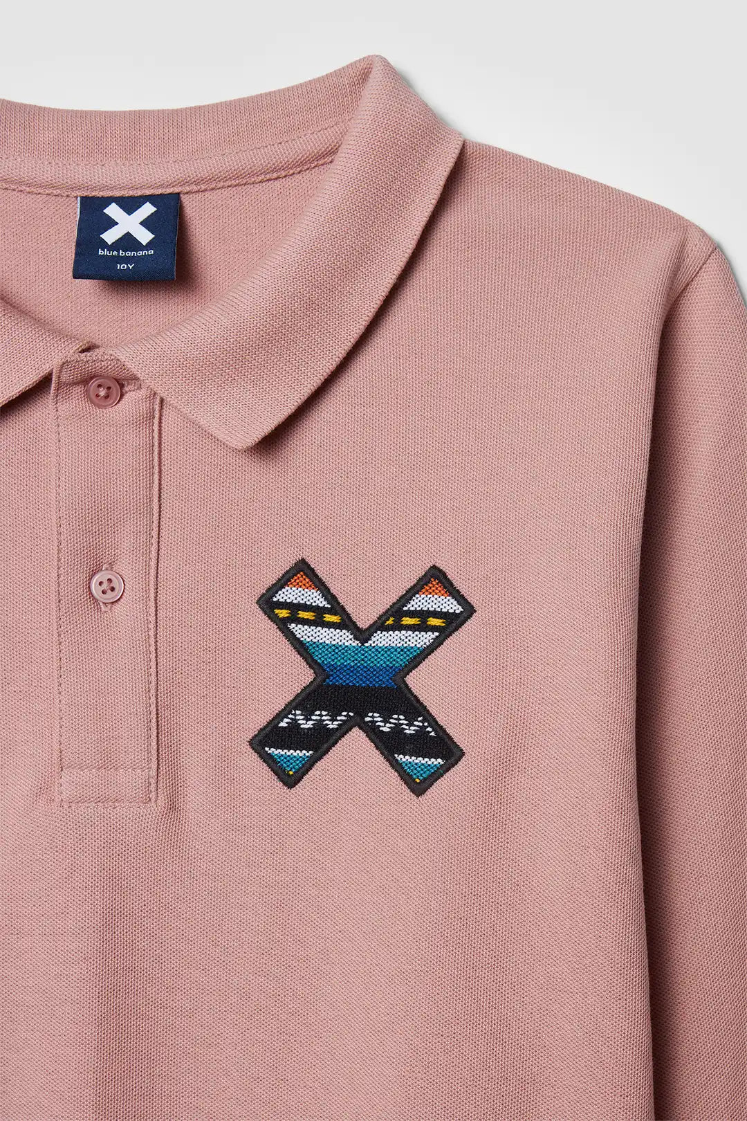 PEACH CLASSIC KIDS LONG SLEEVE POLO