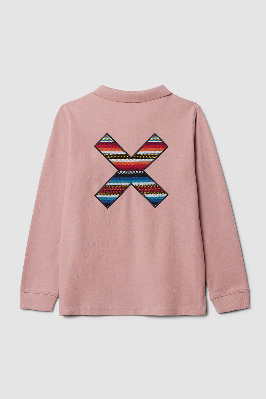 PEACH CLASSIC KIDS LONG SLEEVE POLO