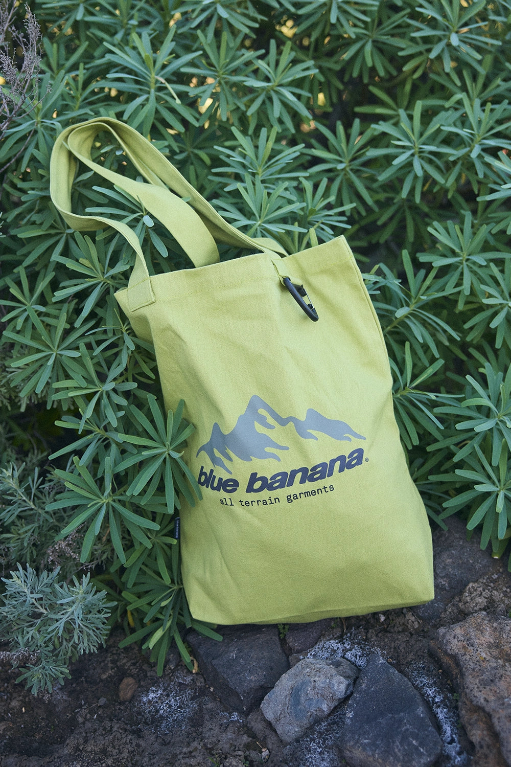 LIME GREEN PEAK TOTE BAG