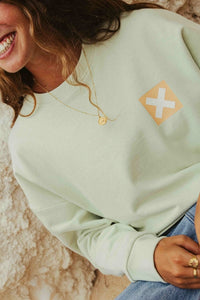 SUDADERA MUJER NATURE PISTACHO