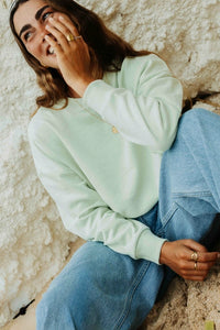 SUDADERA MUJER NATURE PISTACHO