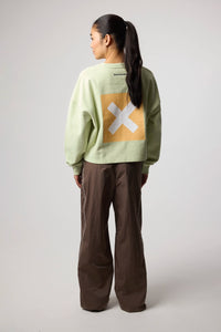 SUDADERA MUJER NATURE PISTACHO