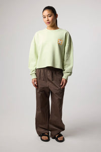 SUDADERA MUJER NATURE PISTACHO