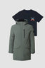 PACK PARKA ABYSS GRIS + CAMISETA CLASSIC ANTRACITA