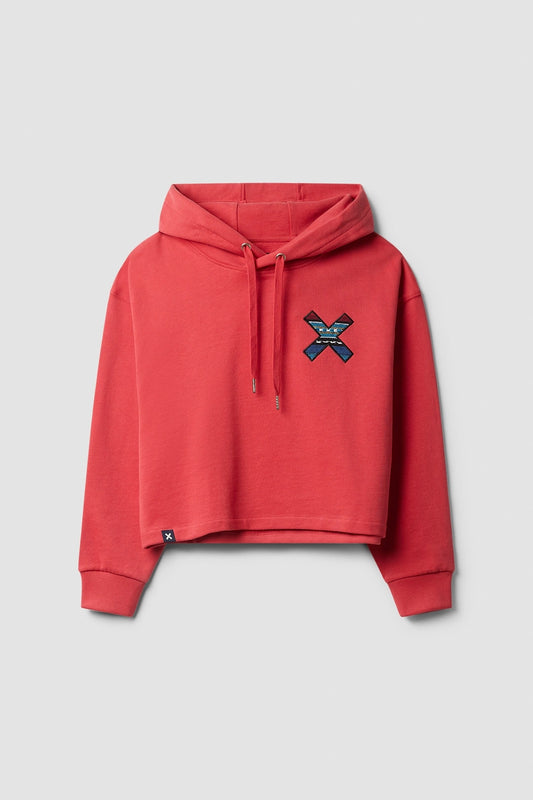 RED CLASSIC WOMAN HOODIE