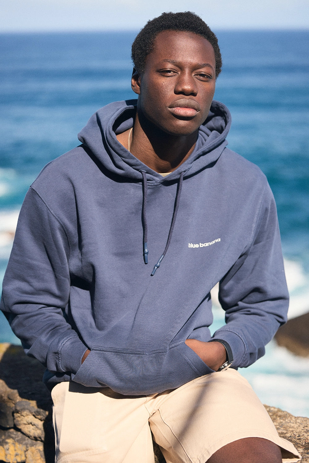 NAVY REEF HOODIE