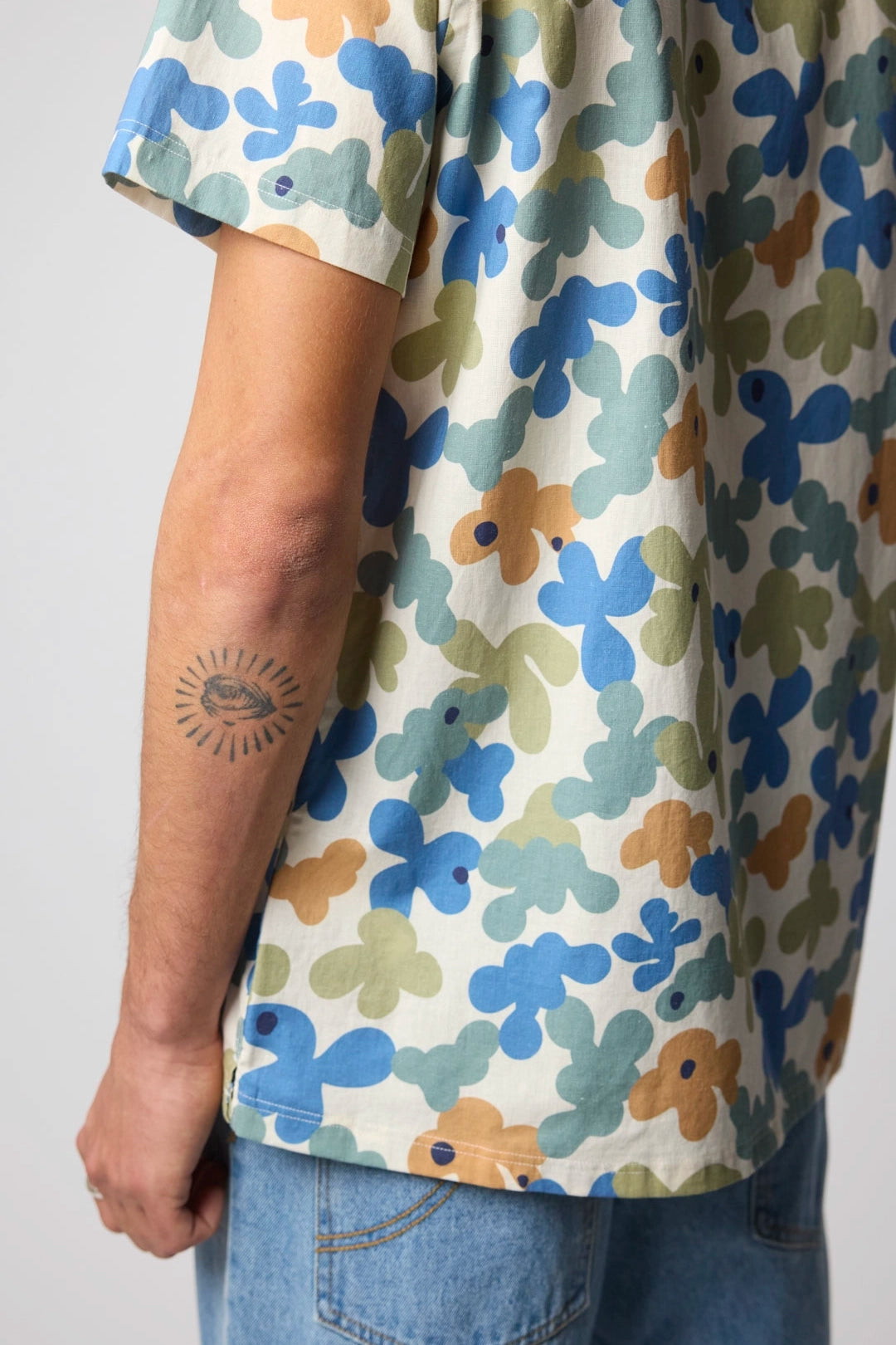 CAMISA MANGA CORTA BUBBLE SKY BLUE