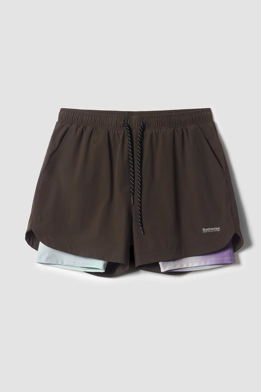 PANTALÓN CORTO TRAIL SOLID BROWN