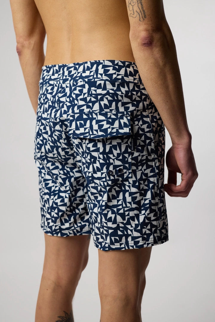 NAVY BUBBLE BOARDSHORTS