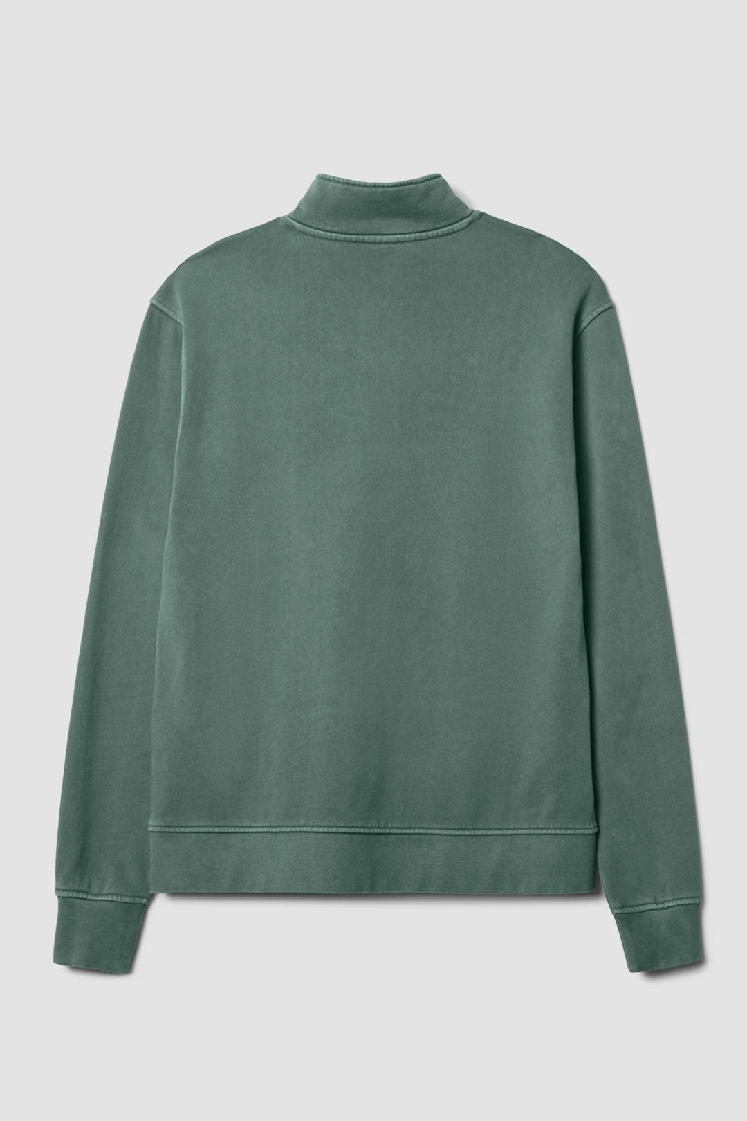 TREKKING GREEN ICONIC HALF ZIP CREW