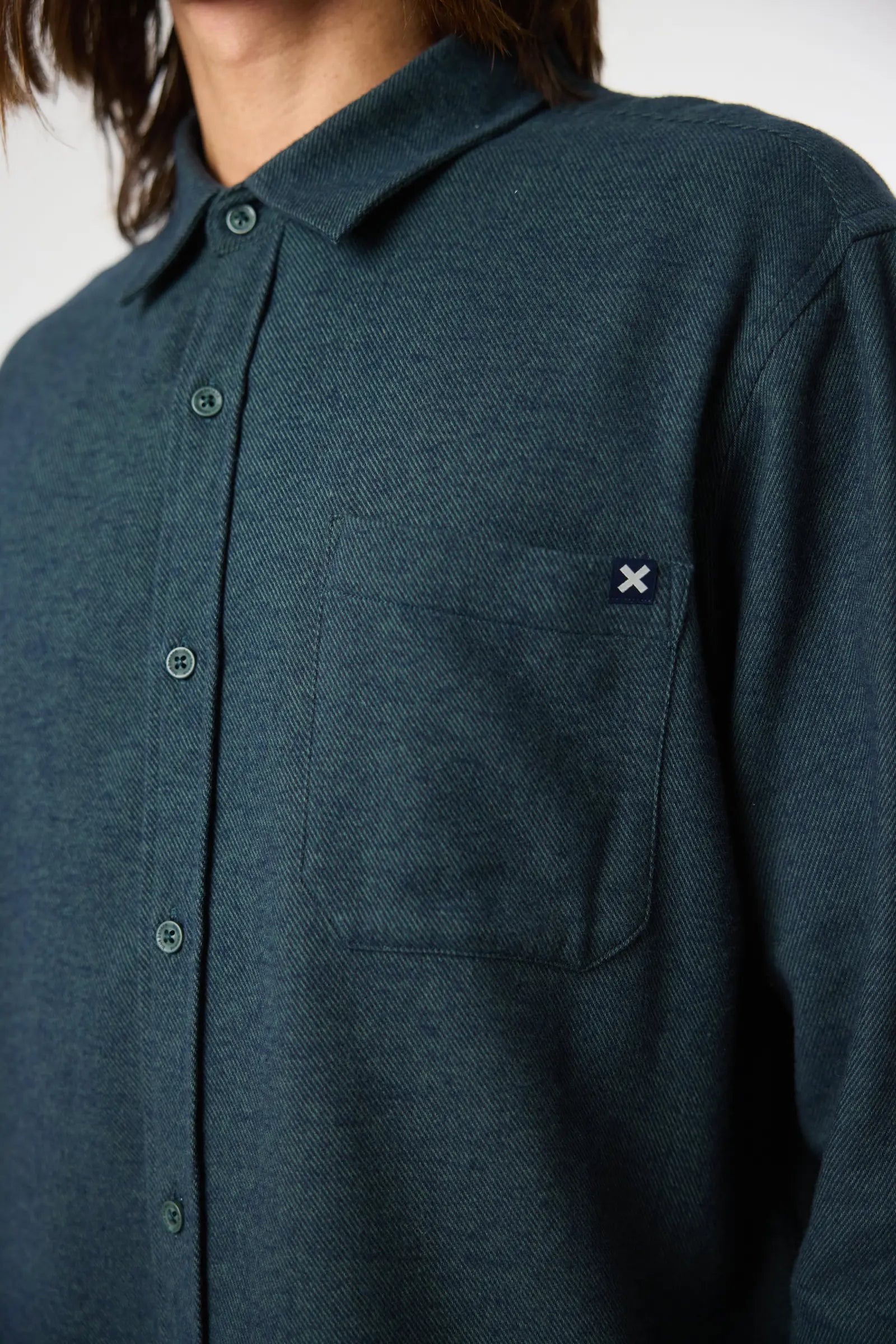 TREKKING GREEN JOURNAL OVERSHIRT