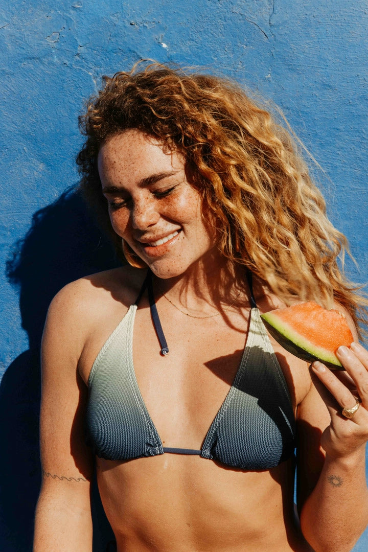 BIKINI MUJER CRINKLE FADE NAVY