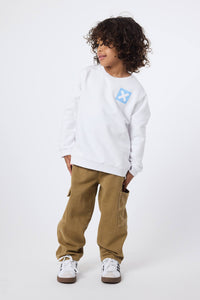 SUDADERA KIDS NATURE BLANCA