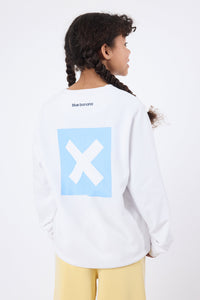 SUDADERA KIDS NATURE BLANCA