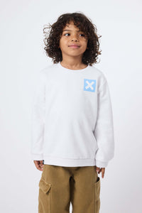 SUDADERA KIDS NATURE BLANCA