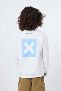 SUDADERA KIDS NATURE BLANCA