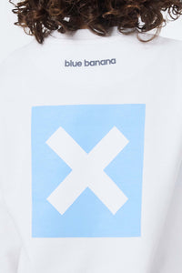 SUDADERA KIDS NATURE BLANCA
