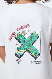 WHITE TOURS KIDS TEE