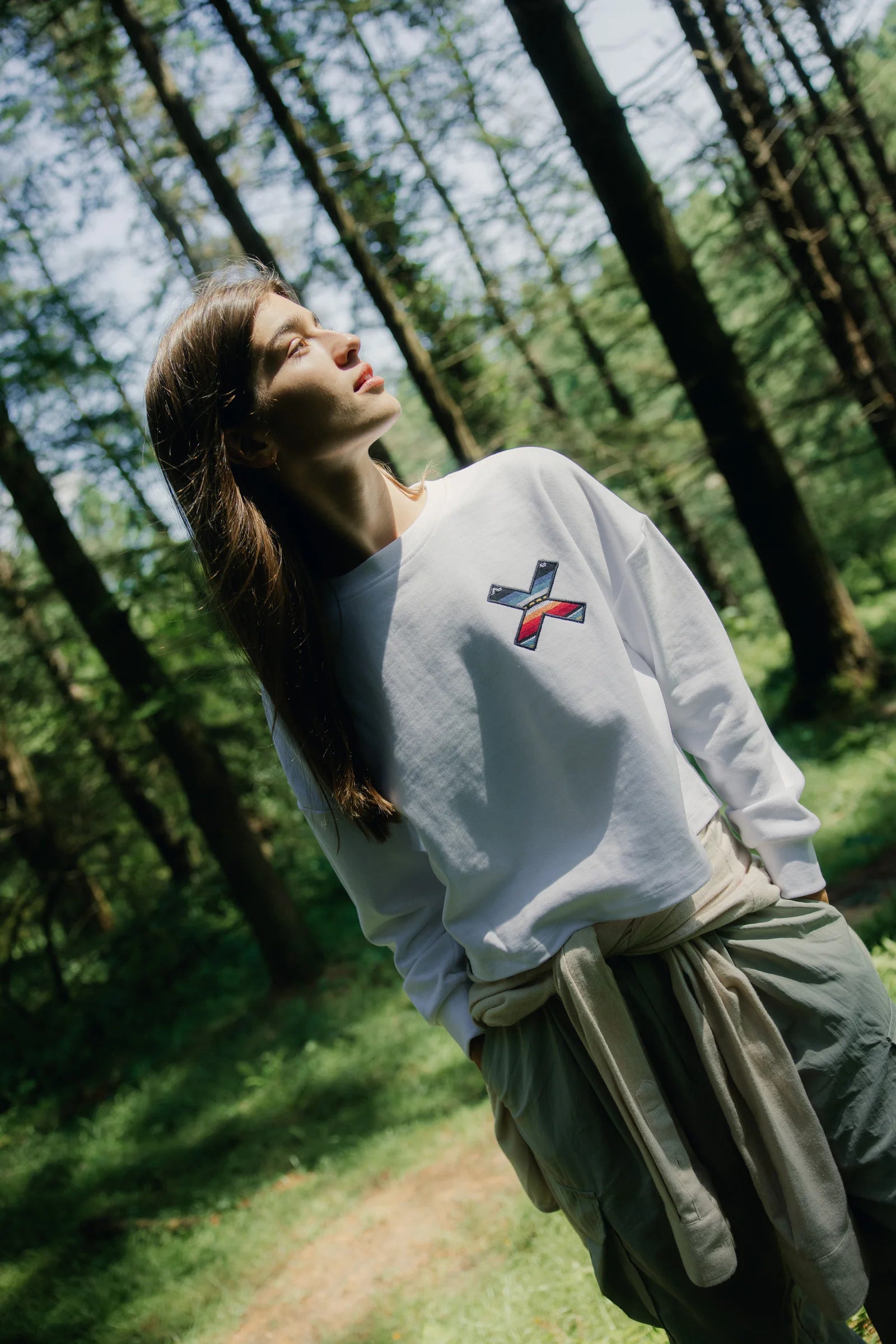 WHITE CLASSIC WOMAN CREW