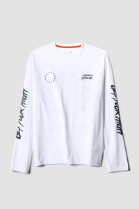 WHITE CLUB LS TEE