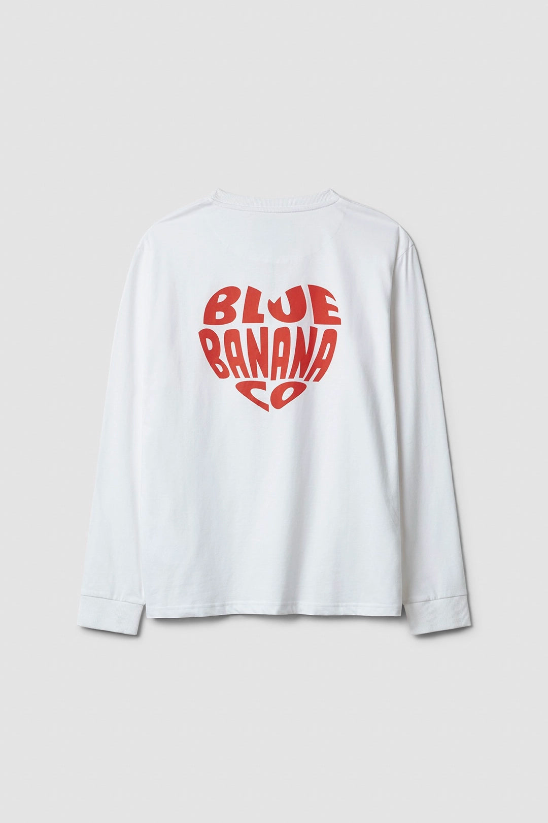 CAMISETA MANGA LARGA HEART BLANCA