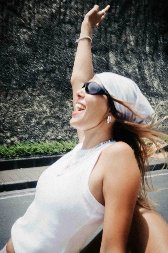 TOP TANK MUJER HEART BLANCO
