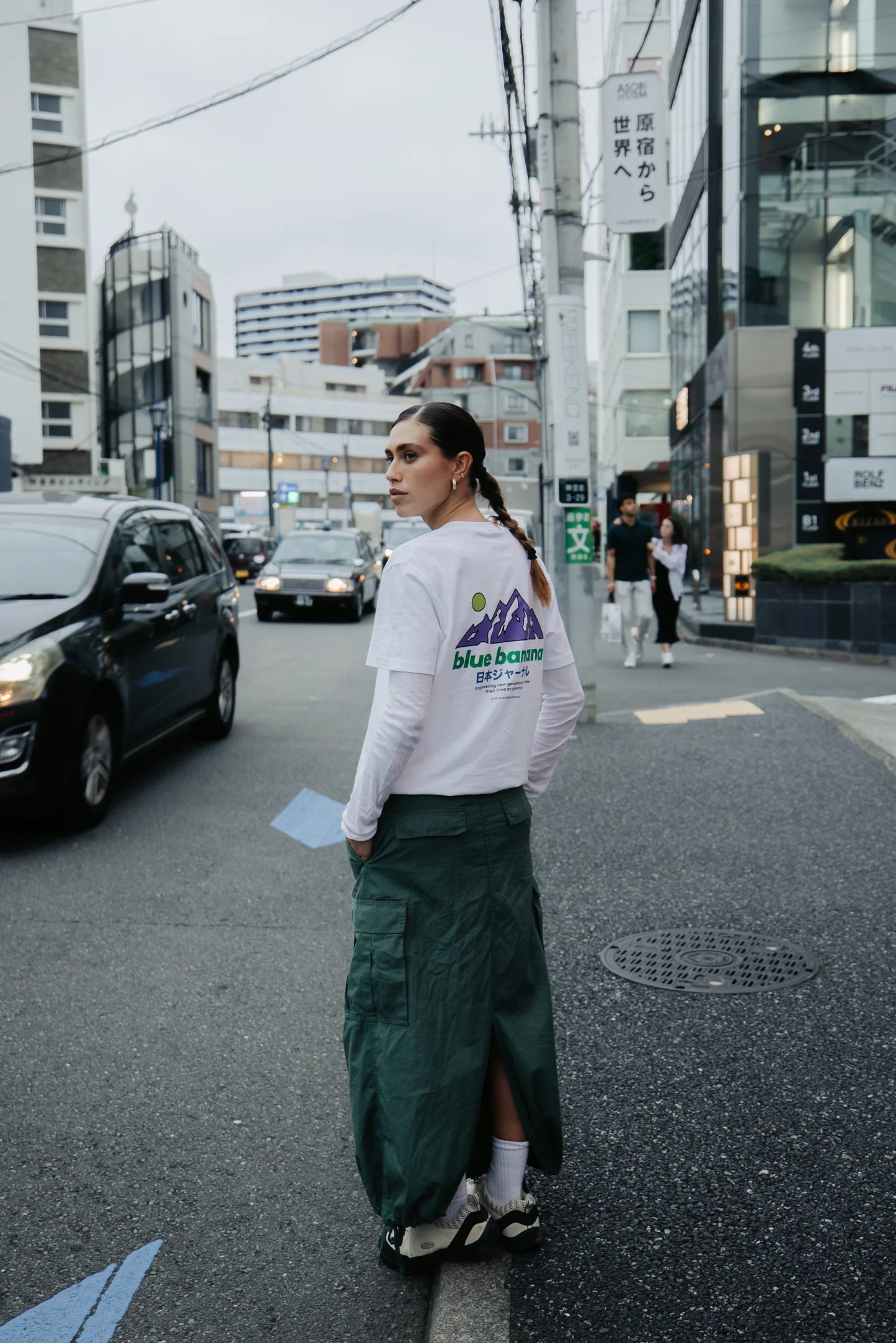 WHITE ONTAKE TEE