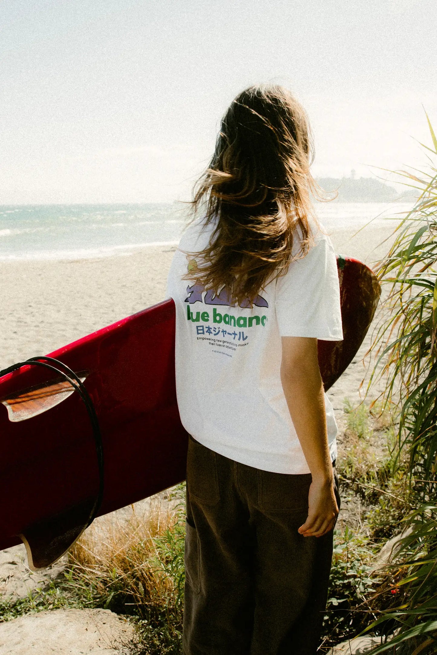 WHITE ONTAKE TEE