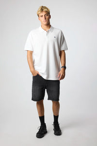 WHITE PATCH POLO