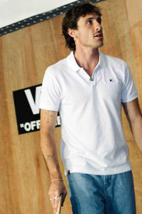 WHITE PATCH POLO