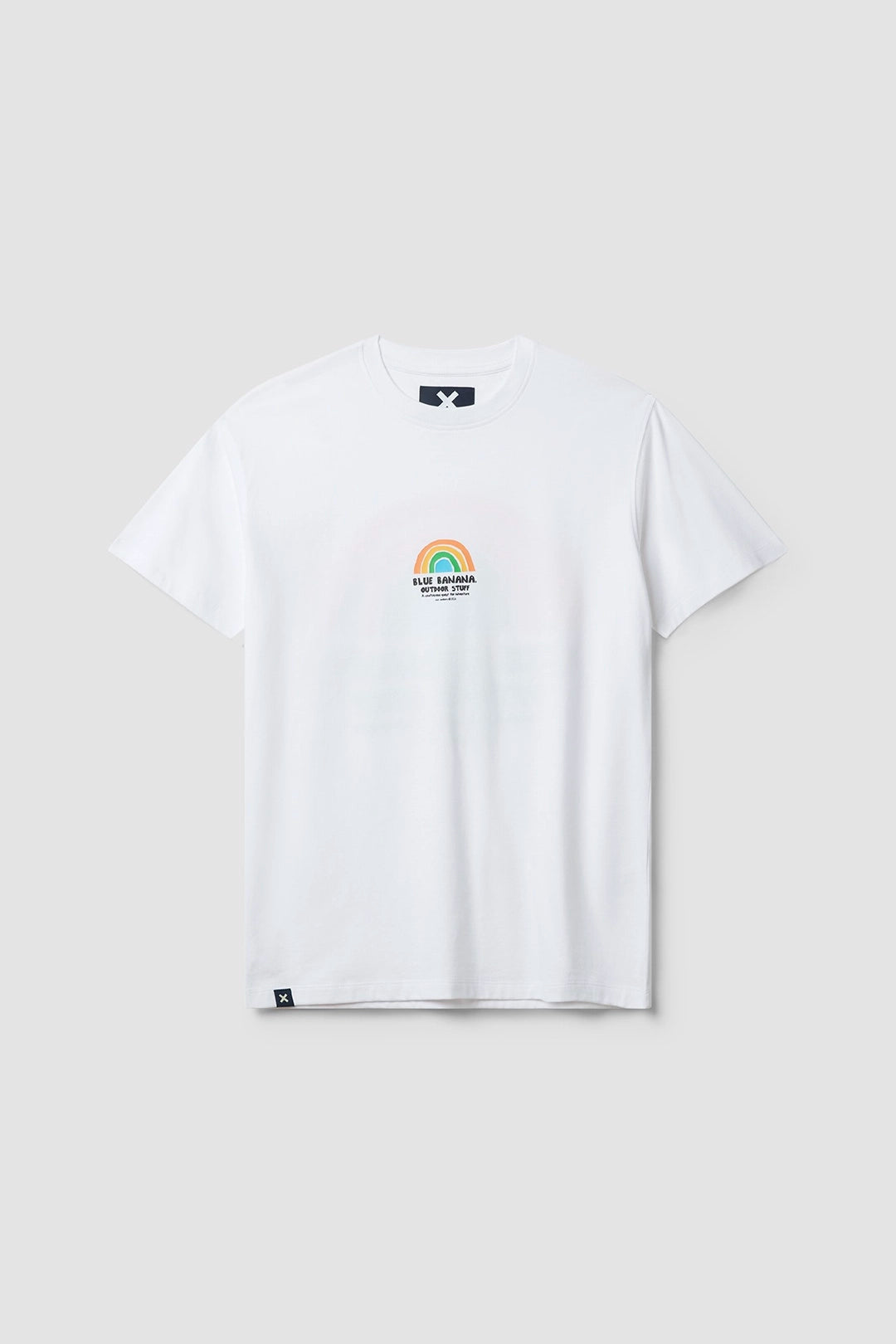 WHITE RAINBOW TEE