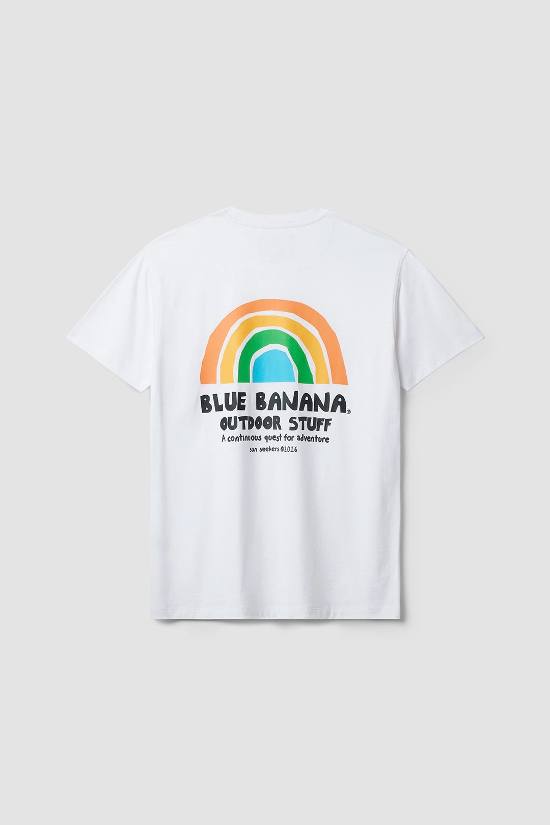 WHITE RAINBOW TEE