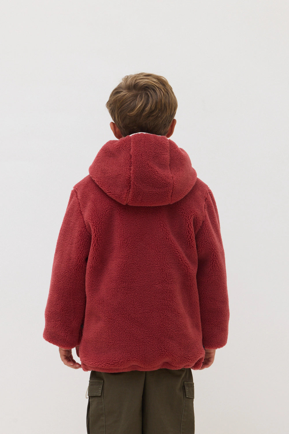 WINE BARRY KIDS POLAR HOODIE