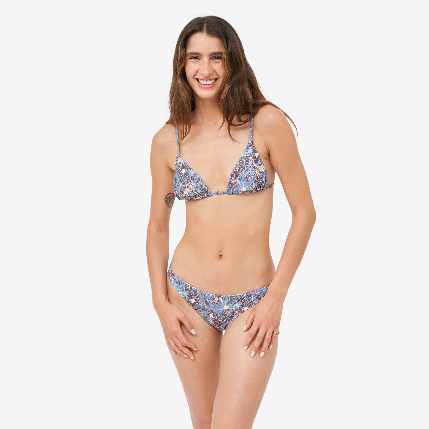 ANTHRACITE ROCKIES BIKINI TOP