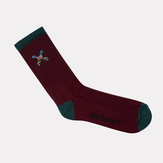 BURGUNDY CLASSIC SOCKS