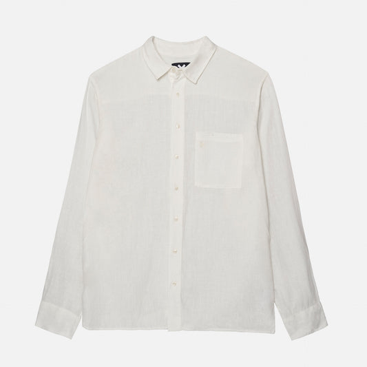 OFF-WHITE LINEN SHIRT