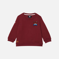 BURGUNDY CLASSIC KIDS CREW